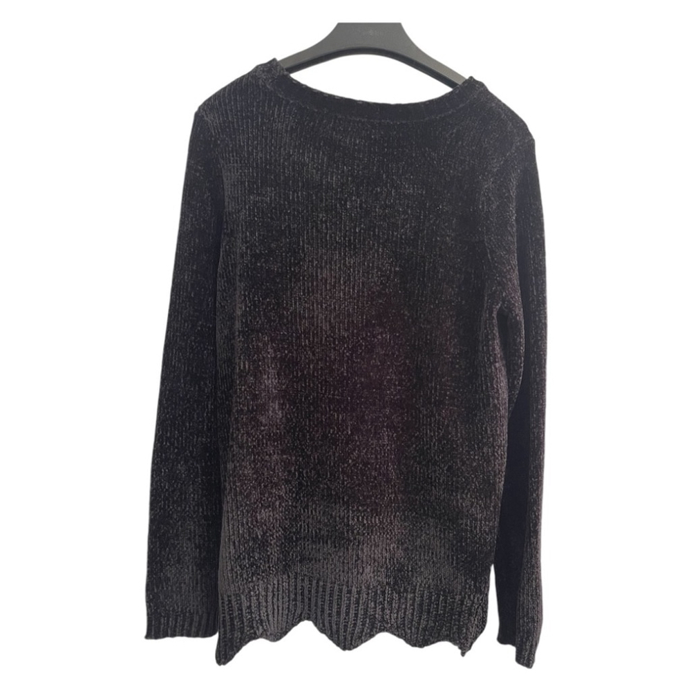 Michael Michael Kors Chenille Sweater, black, Size Women’s Medium
